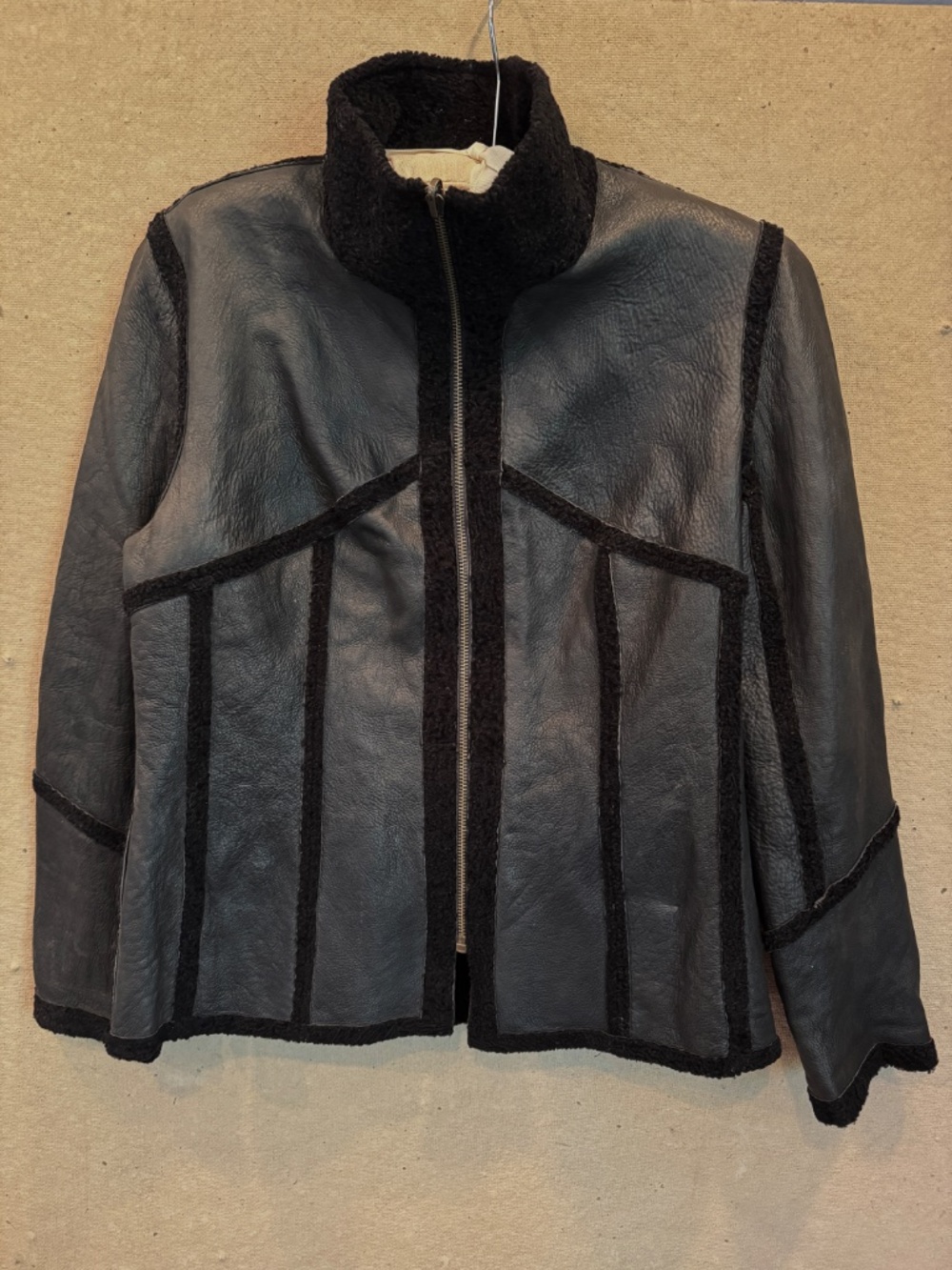 Carolyn Moore Reversible Lambskin Jacket in Black
